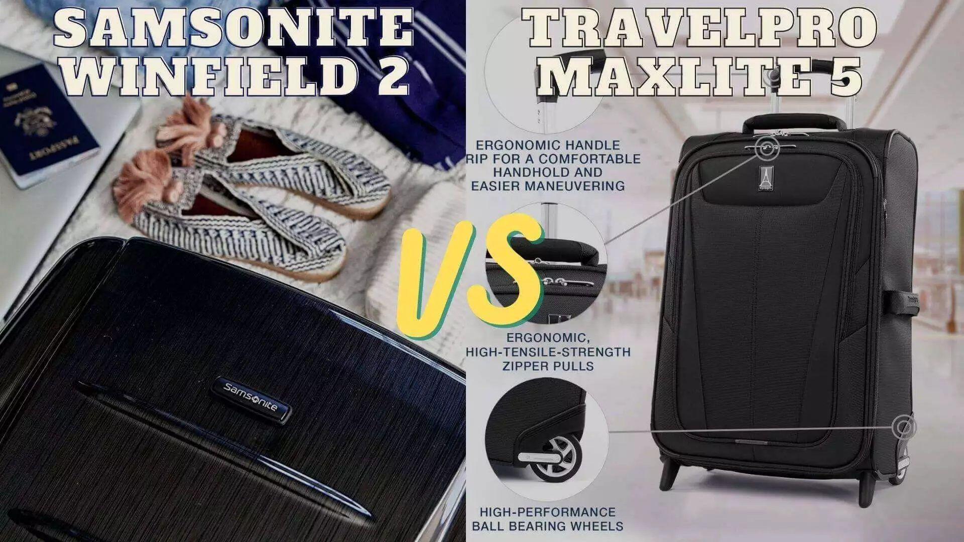 Best Suitcase For Travel ? Samsonite Winfield 2 Vs Travelpro Maxlite​