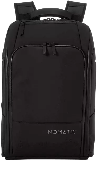 NOMATIC Travel Pack- Black Water Resistant Anti-Theft 30L Flight Approved Carry on Laptop Bag Computer Backpack